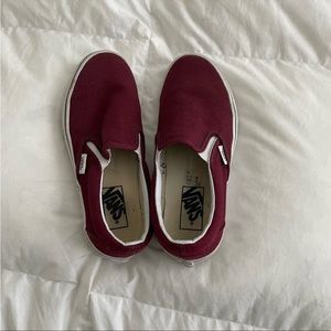 Maroon vans size 6.5